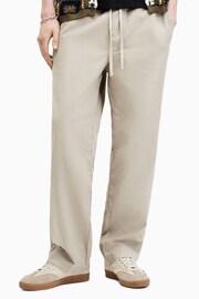 AllSaints Cream Hanbury Trousers - Image 2 of 6