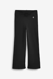 Black Cotton Rich Jersey Stretch Pull-On Boot Cut Trousers (3-16yrs) - Image 4 of 7