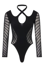 Ann Summers Black Diamanté Lola Body - Image 5 of 5