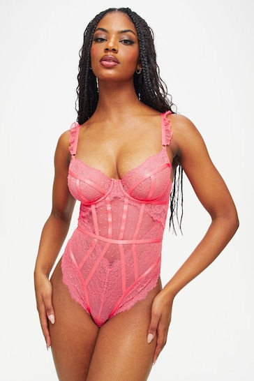 Ann Summers Pink Sweetheart Lace Bodies
