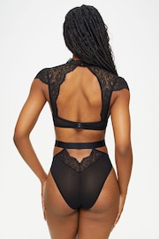 Ann Summers Black High Neck Zalia Lace Body - Image 3 of 5