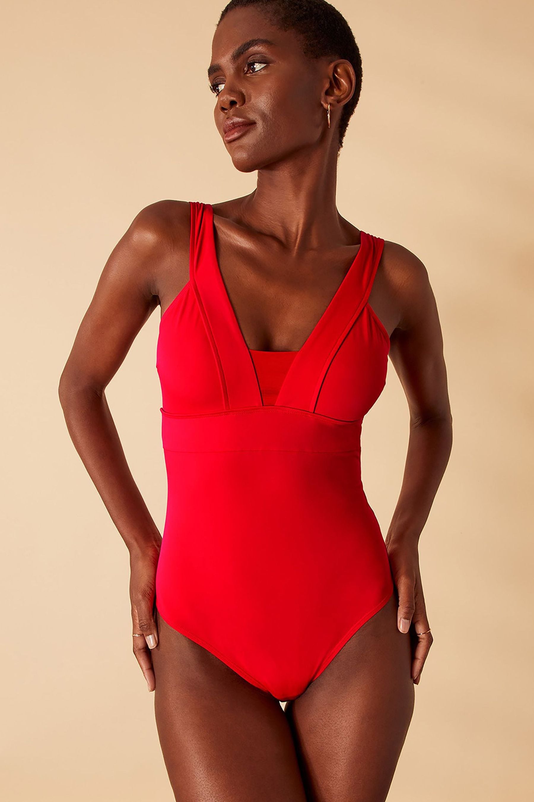Buy Accessorize Lexi Shaping Black Swimsuits Set of 2 from the
