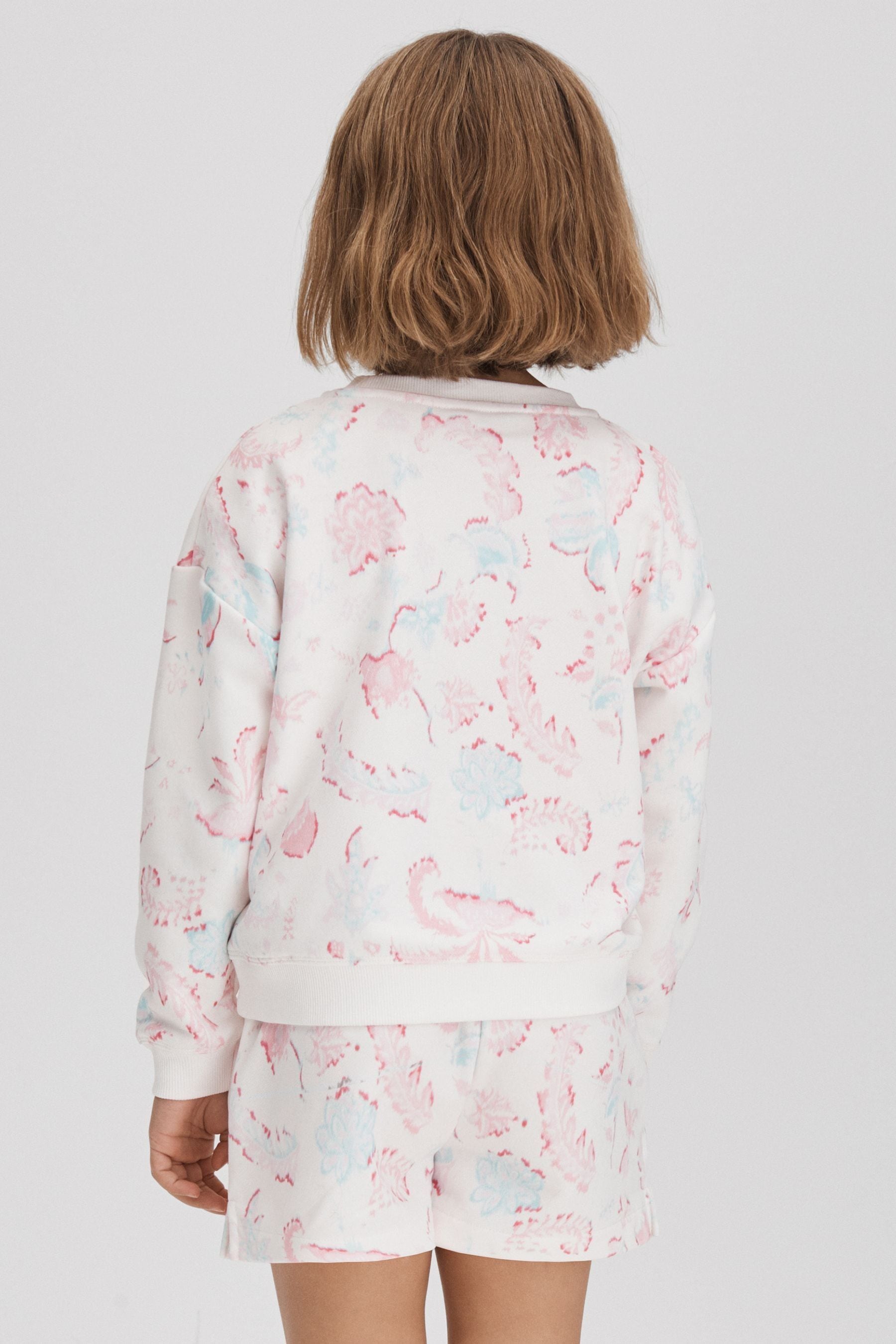 Buy Reiss Pink Jessie 4 9 yrs Crew Neck Jumper and Shorts Set from Next USA