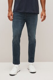 Navy Smoky Slim Fit Classic Stretch Jeans - Image 1 of 7