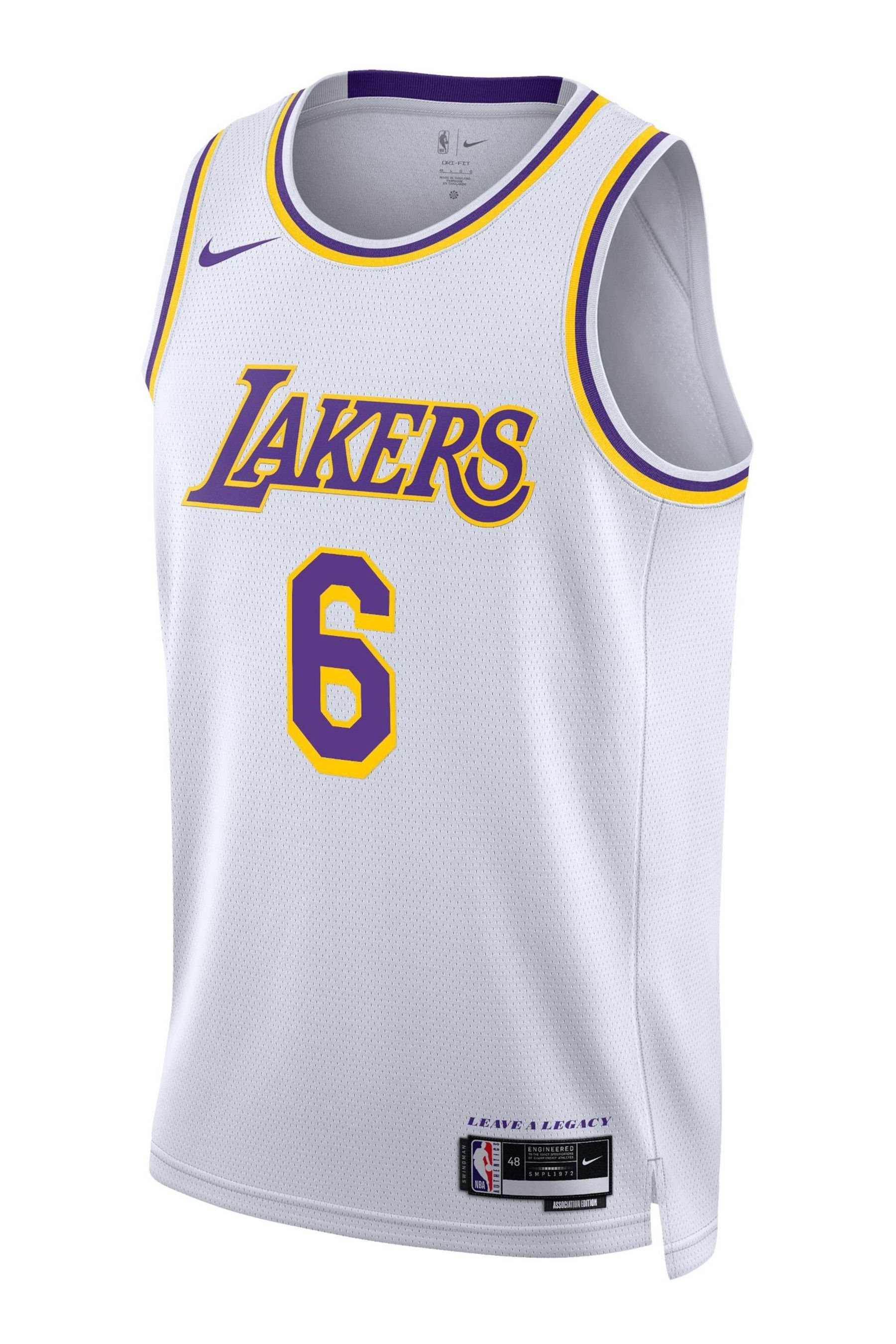Buy Nike White Los Angeles Lakers Association Edition Swingman