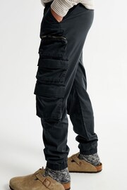 Abercrombie & Fitch Black Cargo Joggers - Image 3 of 9