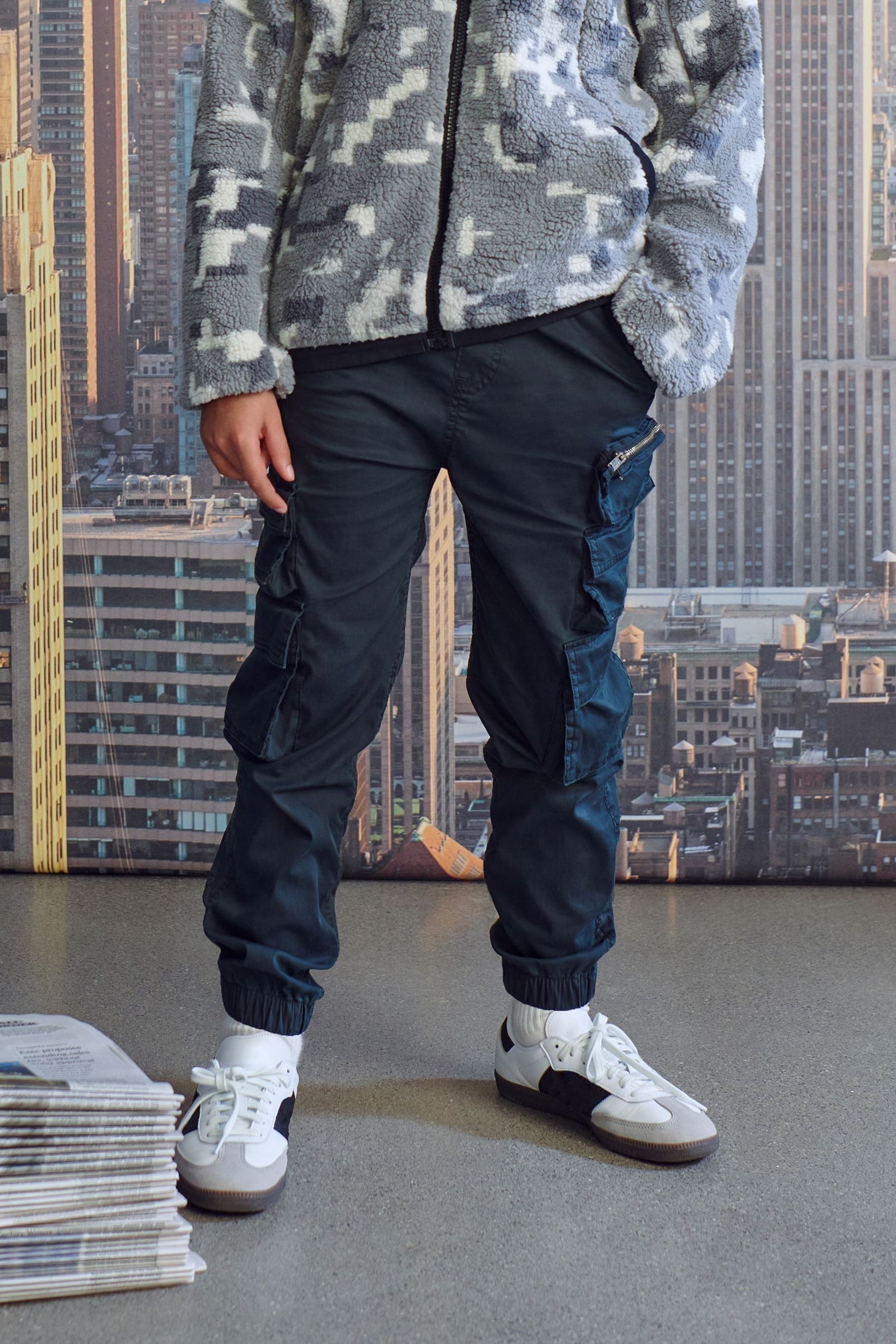Buy Abercrombie Fitch Black Cargo Joggers from Next United Arab Emirates