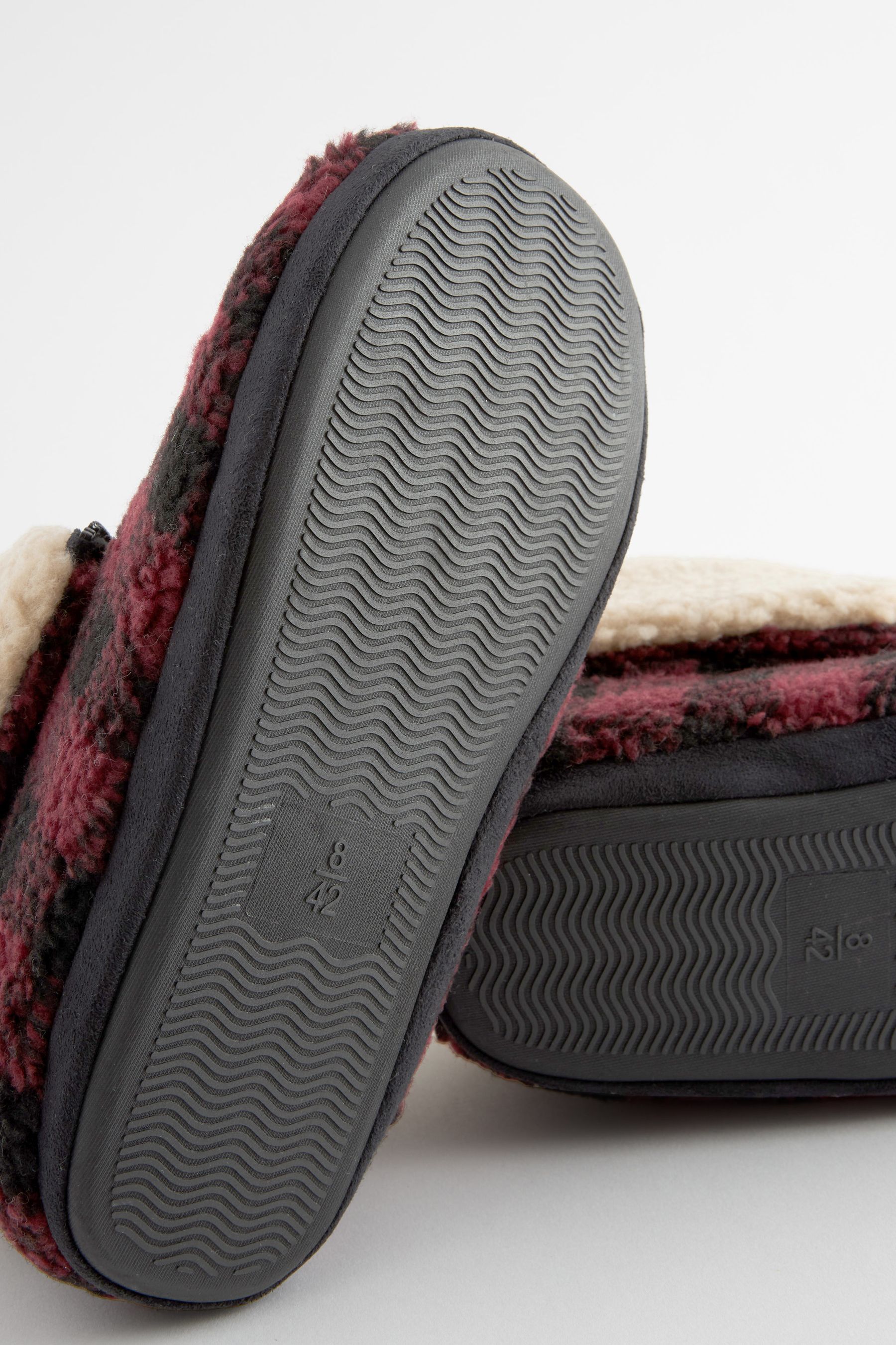 Buy Red Printed Zip Slipper Boots from Next Ireland