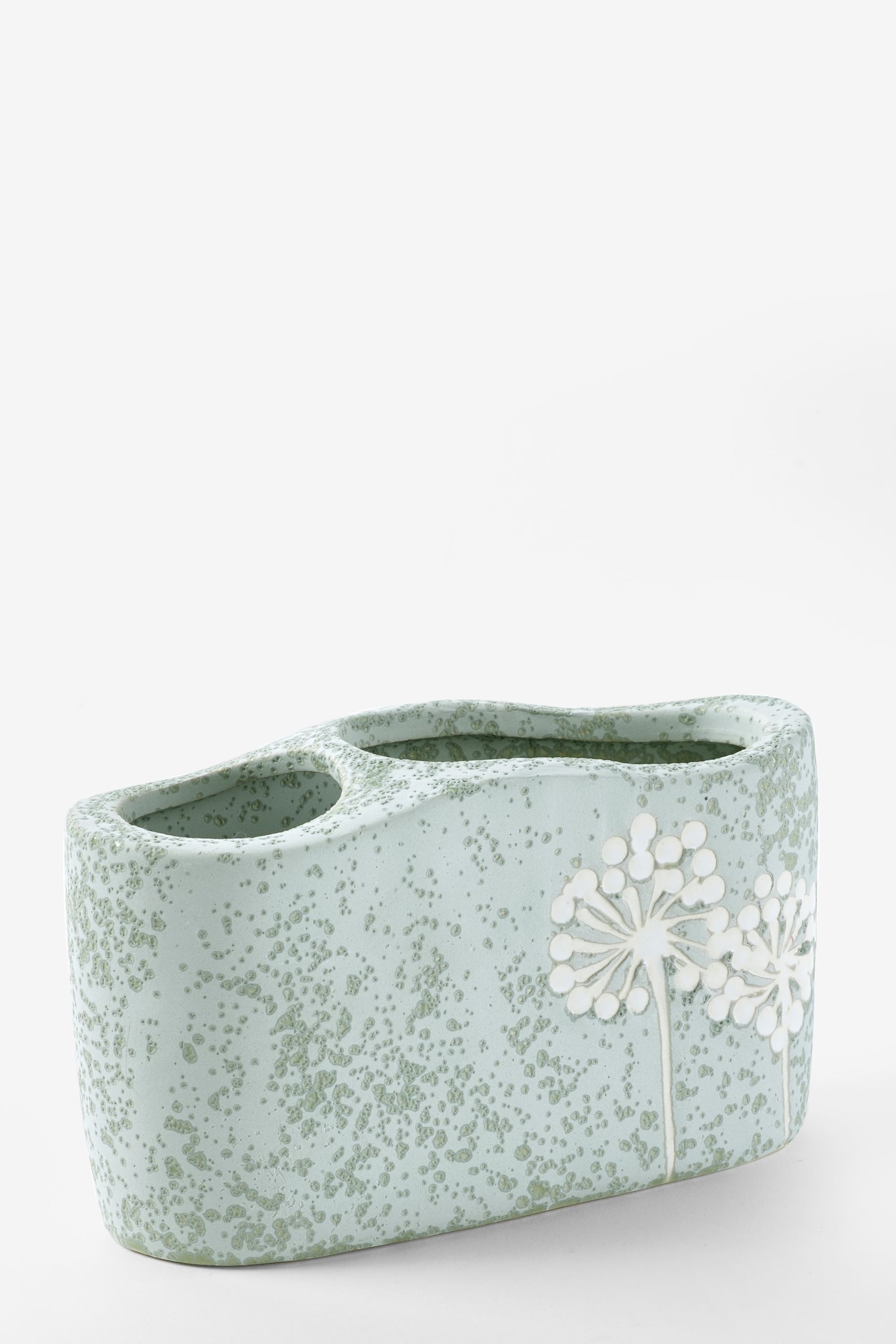 Green Sage Floral Toothbrush Tidy - Image 3 of 3