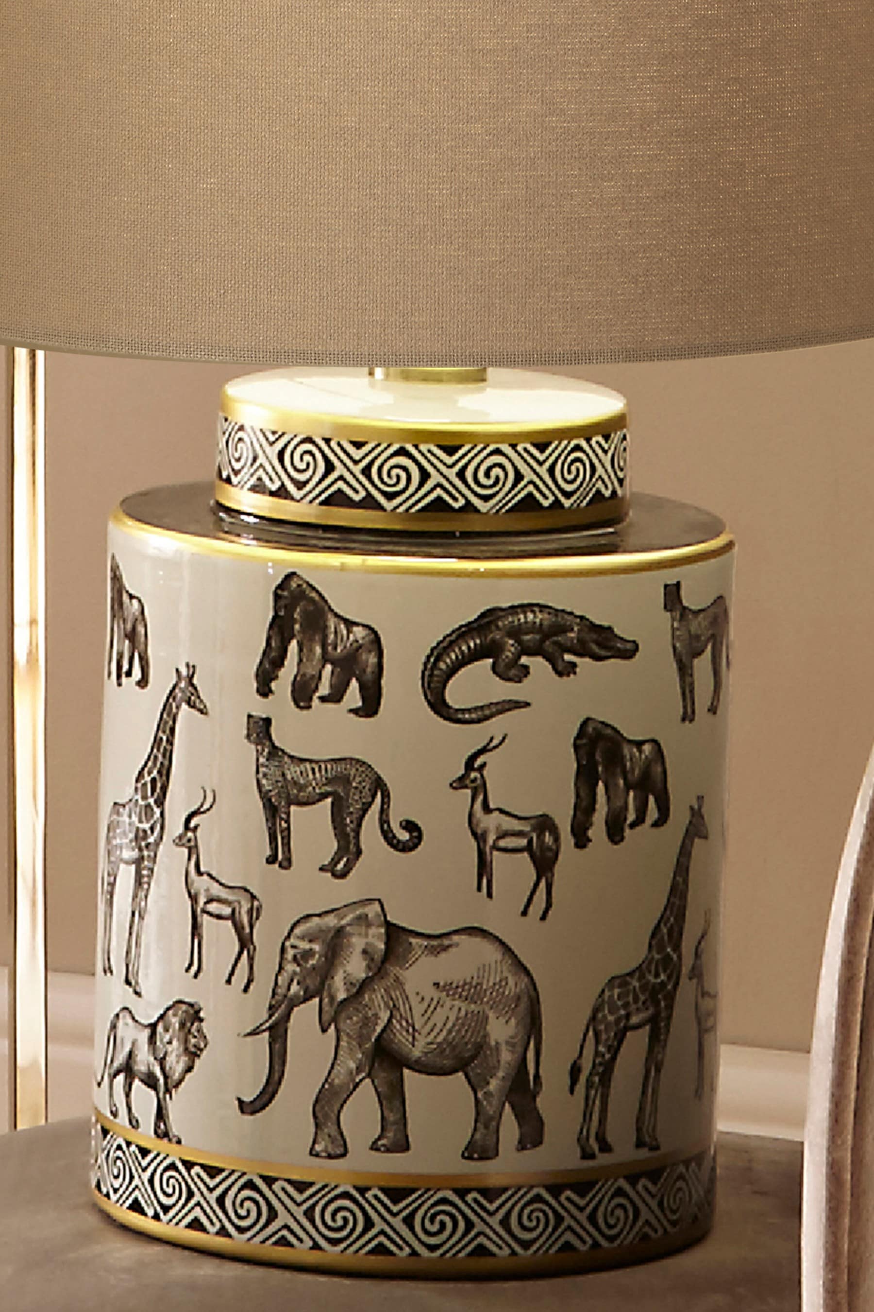 Safari top bedside lamp