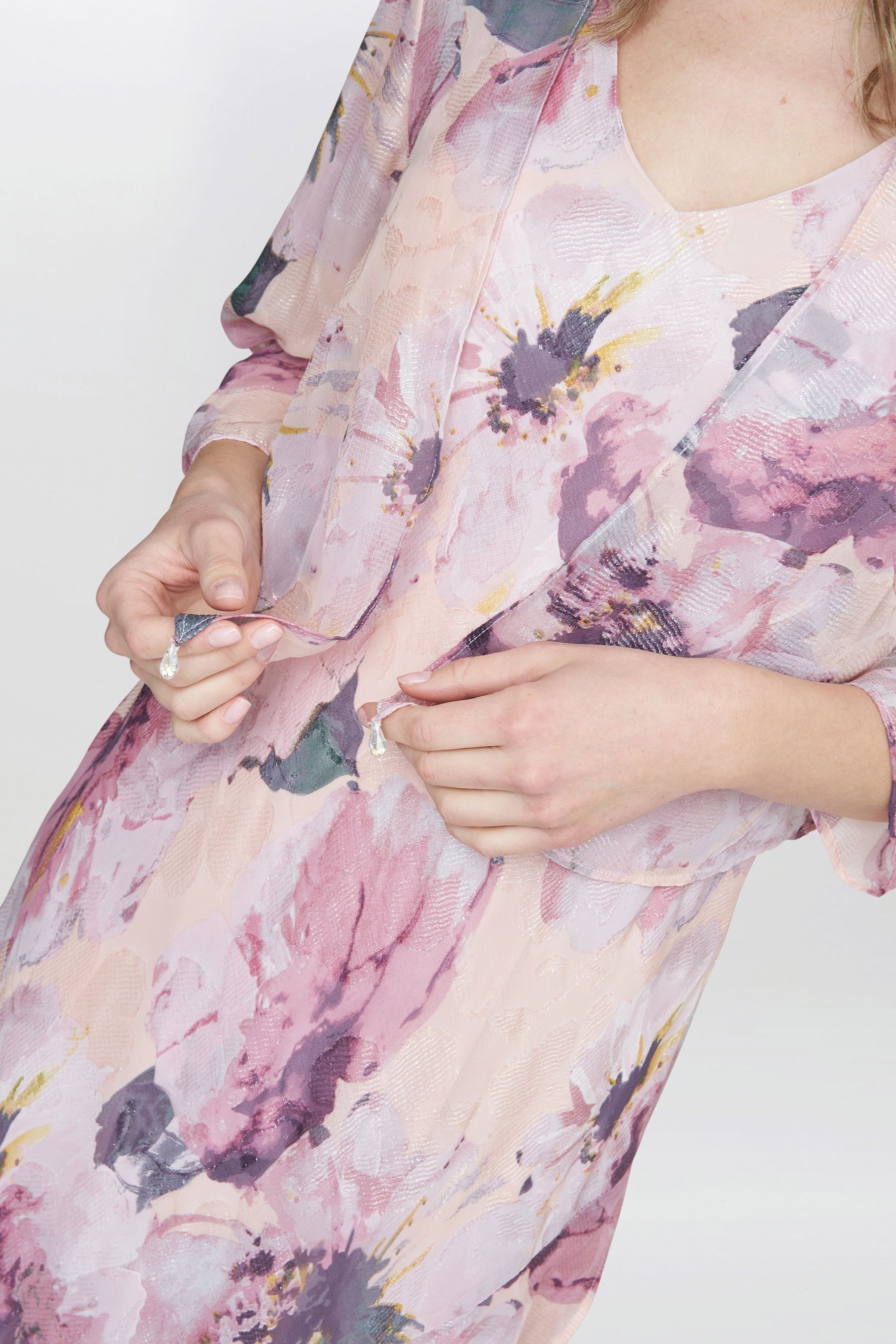 Gina bacconi crystal dress and jacket online