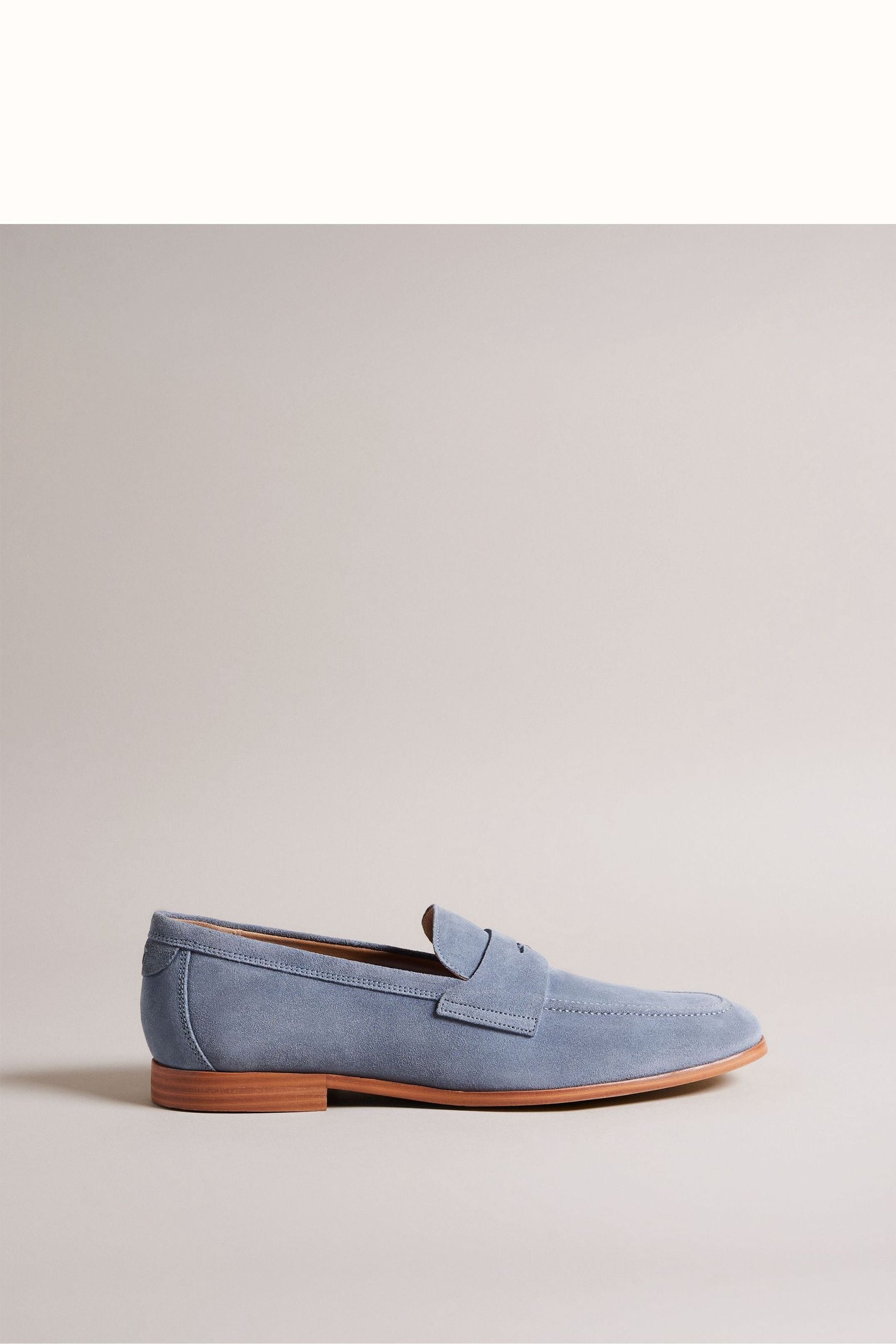 Buy Ted Baker Blue Adlerrs Full Suede Formal Saddle Loafers from Next Austria