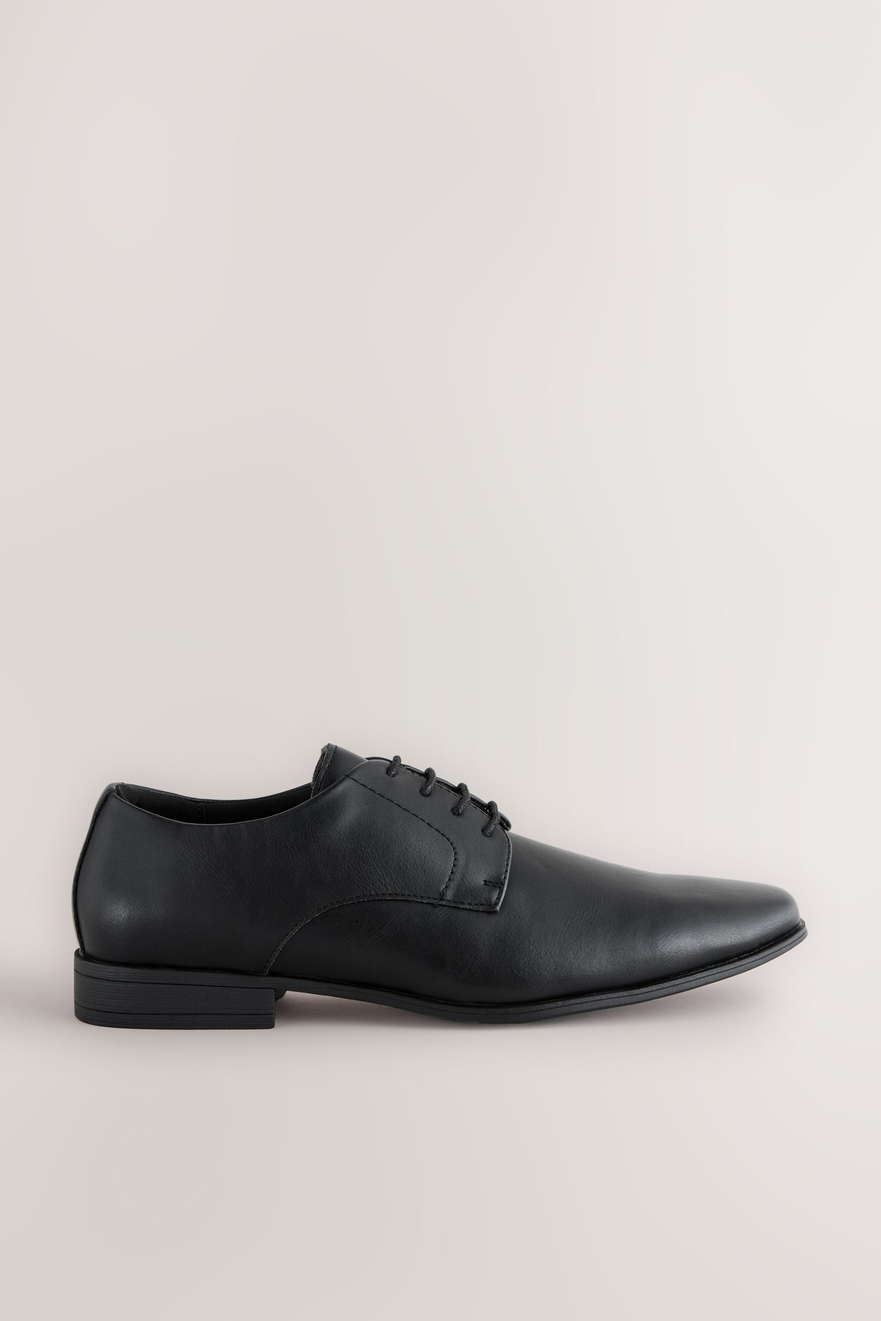 Buy Black Slim Square Derby Shoes from the Next UK online shop