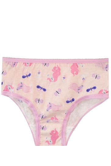 Harry Bear Pink Girls Unicorn Underwear 5 Packs