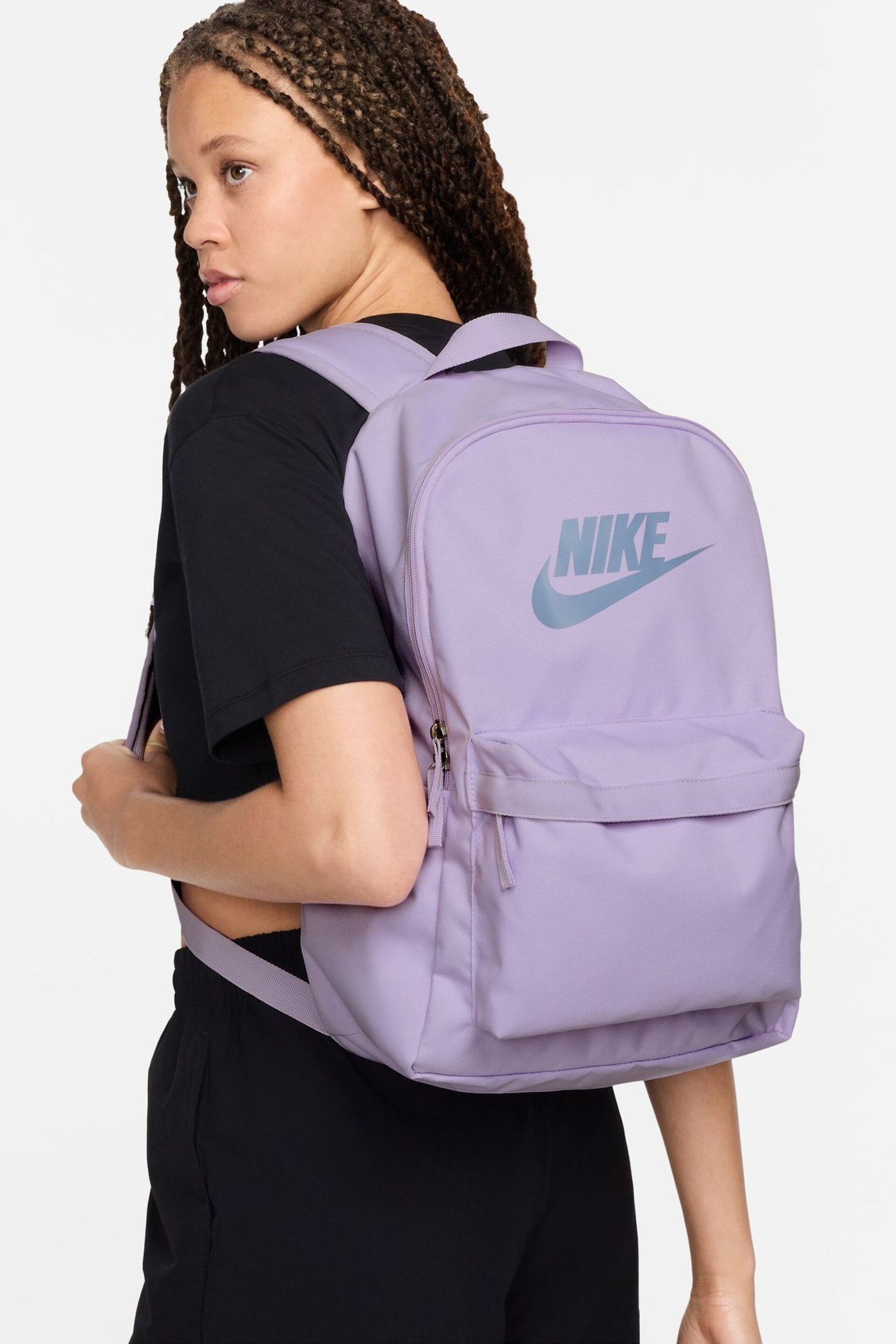 Nike Purple Heritage Backpack (25L) - Image 1 of 8