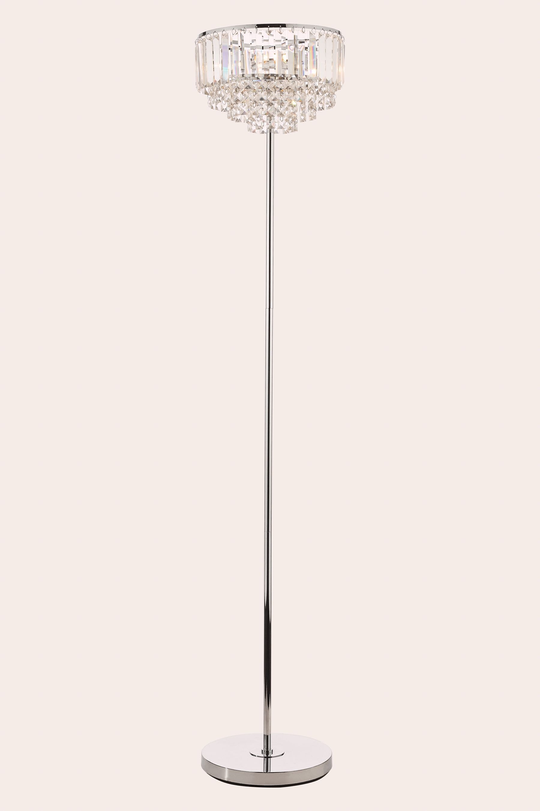 Next crystal deals floor lamp