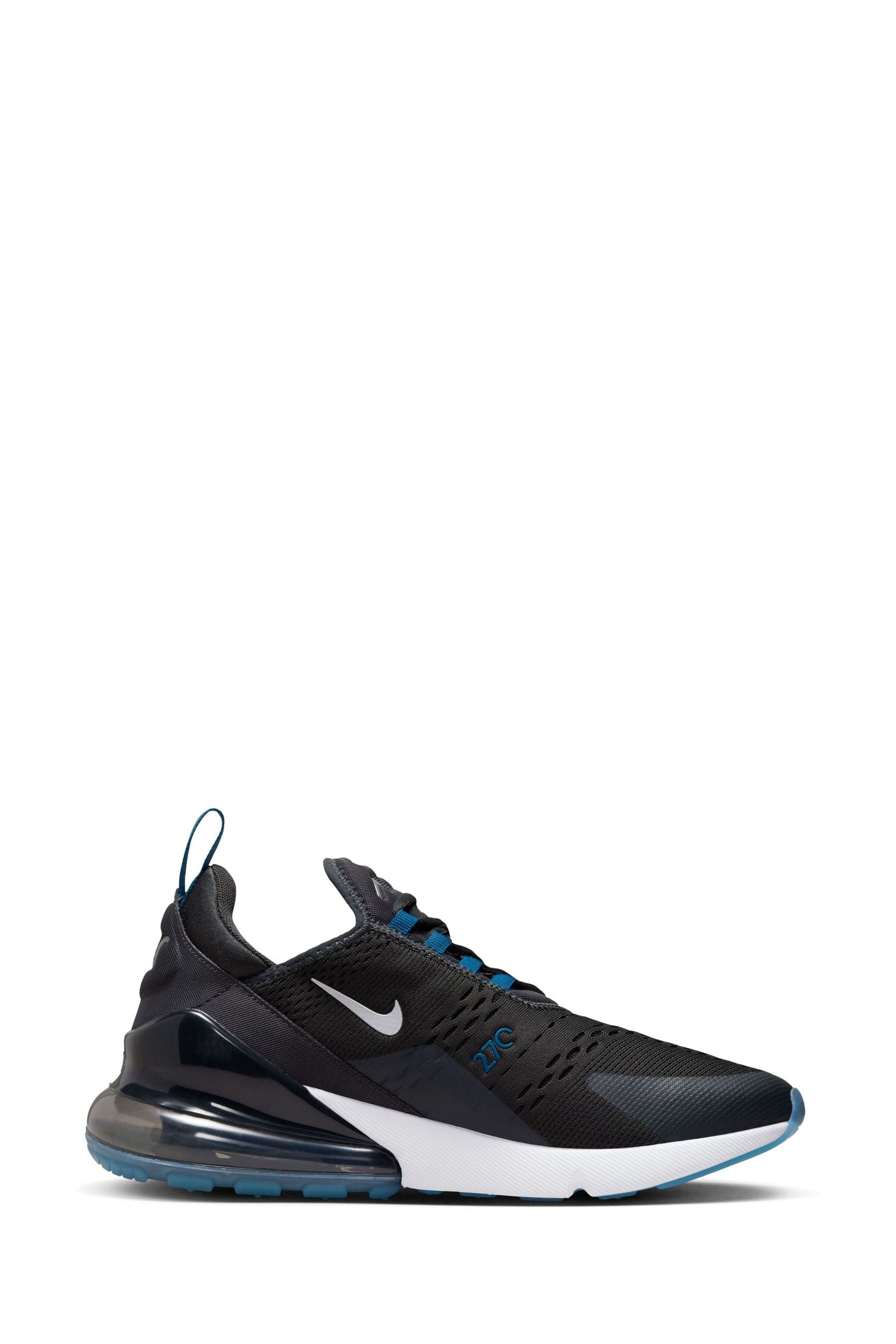 Mens black and blue nike hotsell air max 270