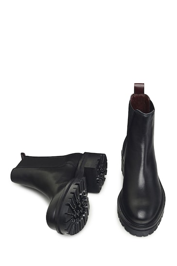 Radley London Keystone Crescent 2.0 Chunky Chelsea Black Boots