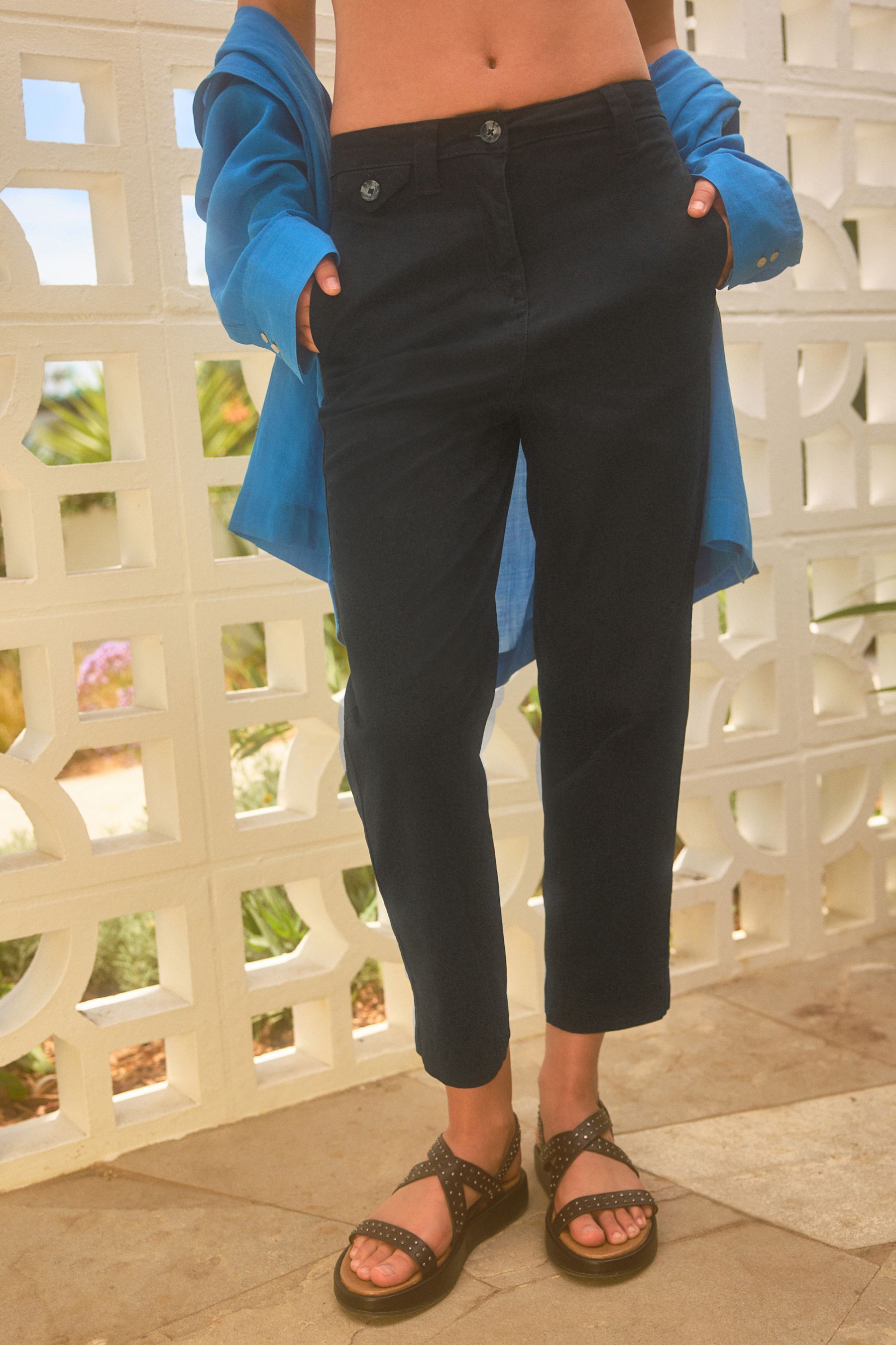 Buy Black Chino Trousers from the Next UK online shop