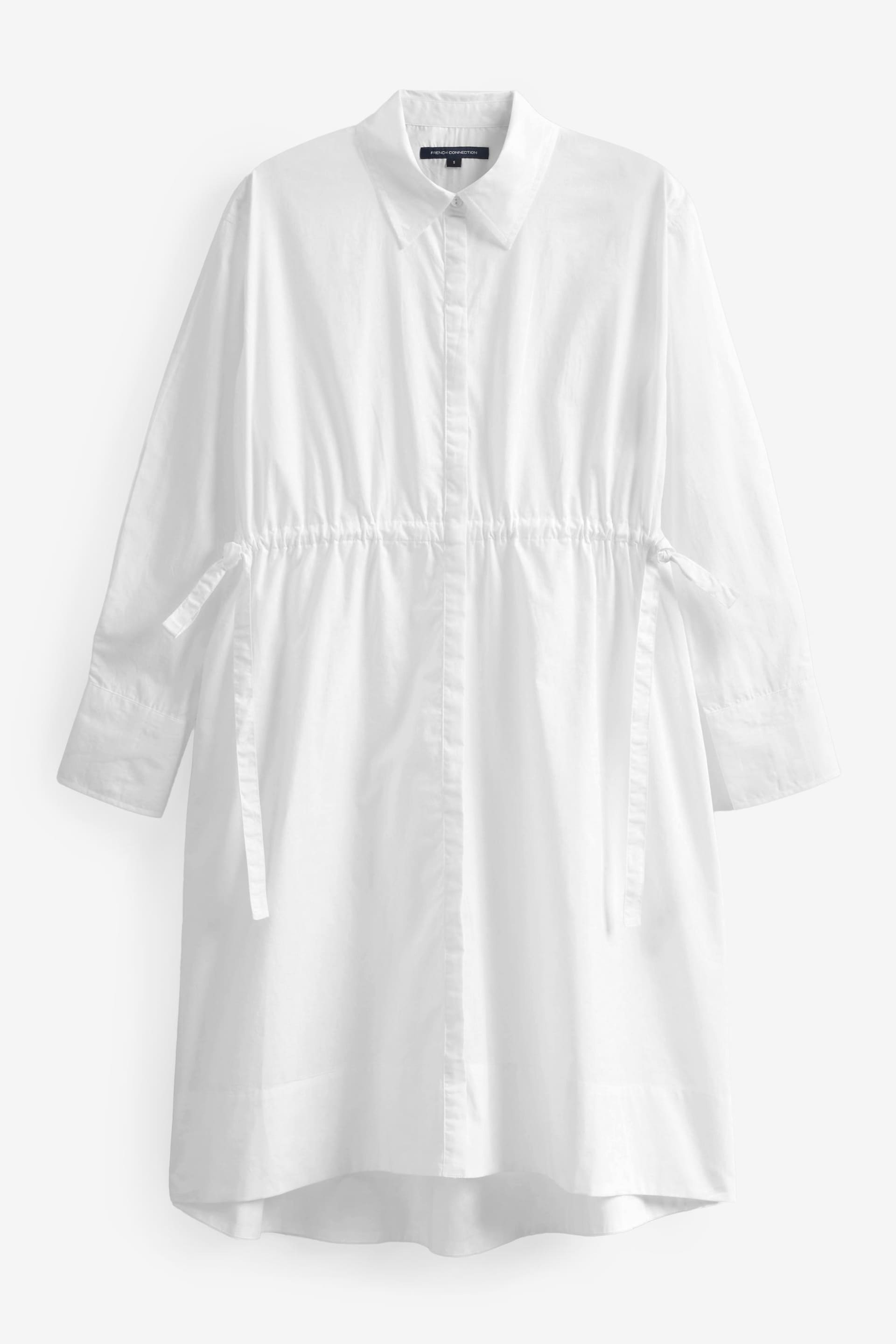 French Connection Rhodes Sust Poplin Shirt Dress - Image 4 of 4