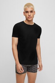 HUGO Stretch Cotton T-Shirt 2 Pack - Image 2 of 5