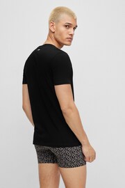 HUGO Stretch Cotton T-Shirt 2 Pack - Image 3 of 5