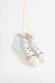 Silver Standard Fit (F) High Top Trainers - Image 1 of 6