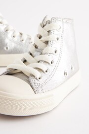 Silver Standard Fit (F) High Top Trainers - Image 6 of 6