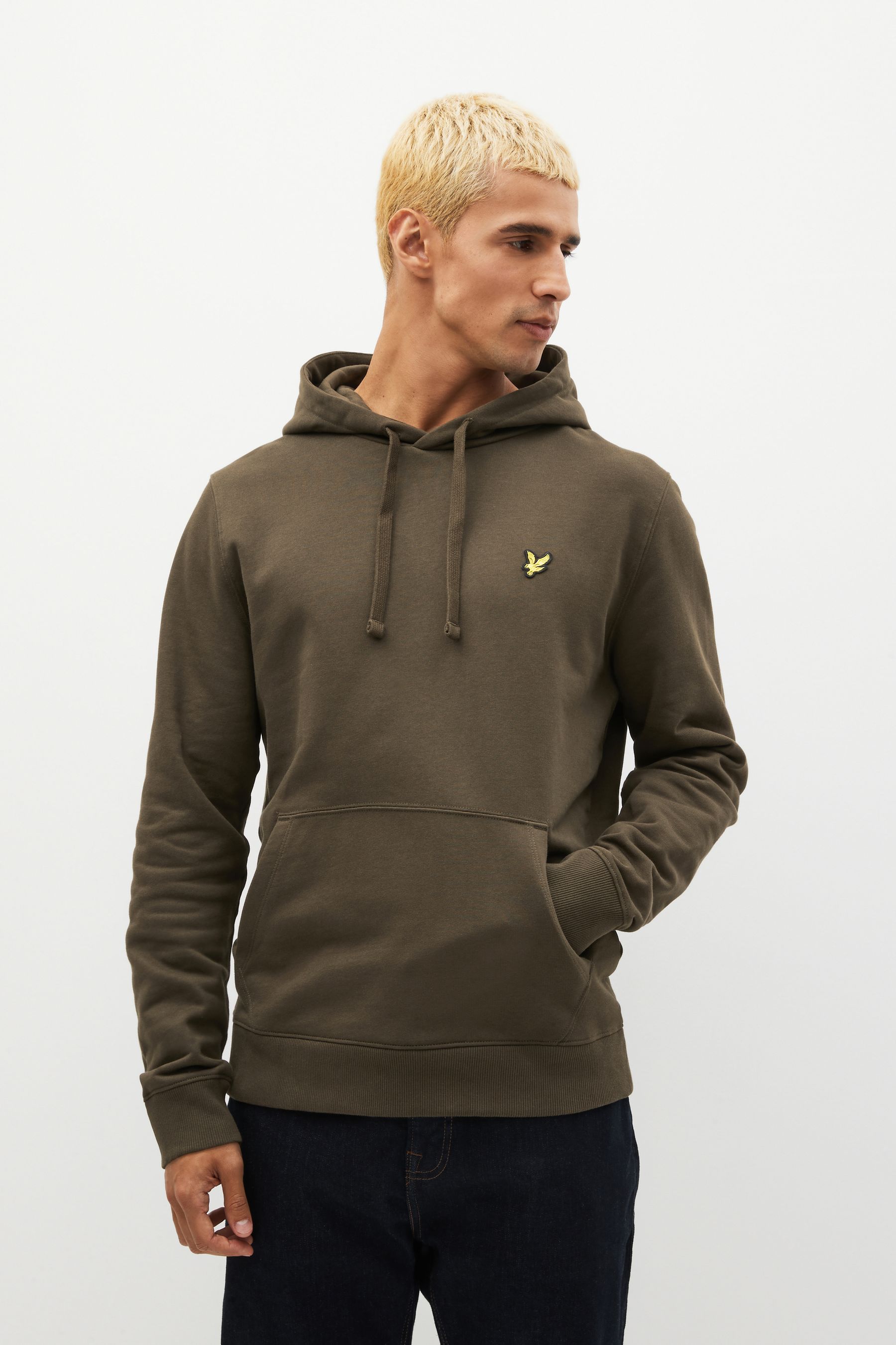 Olive green pullover hoodie new arrivals