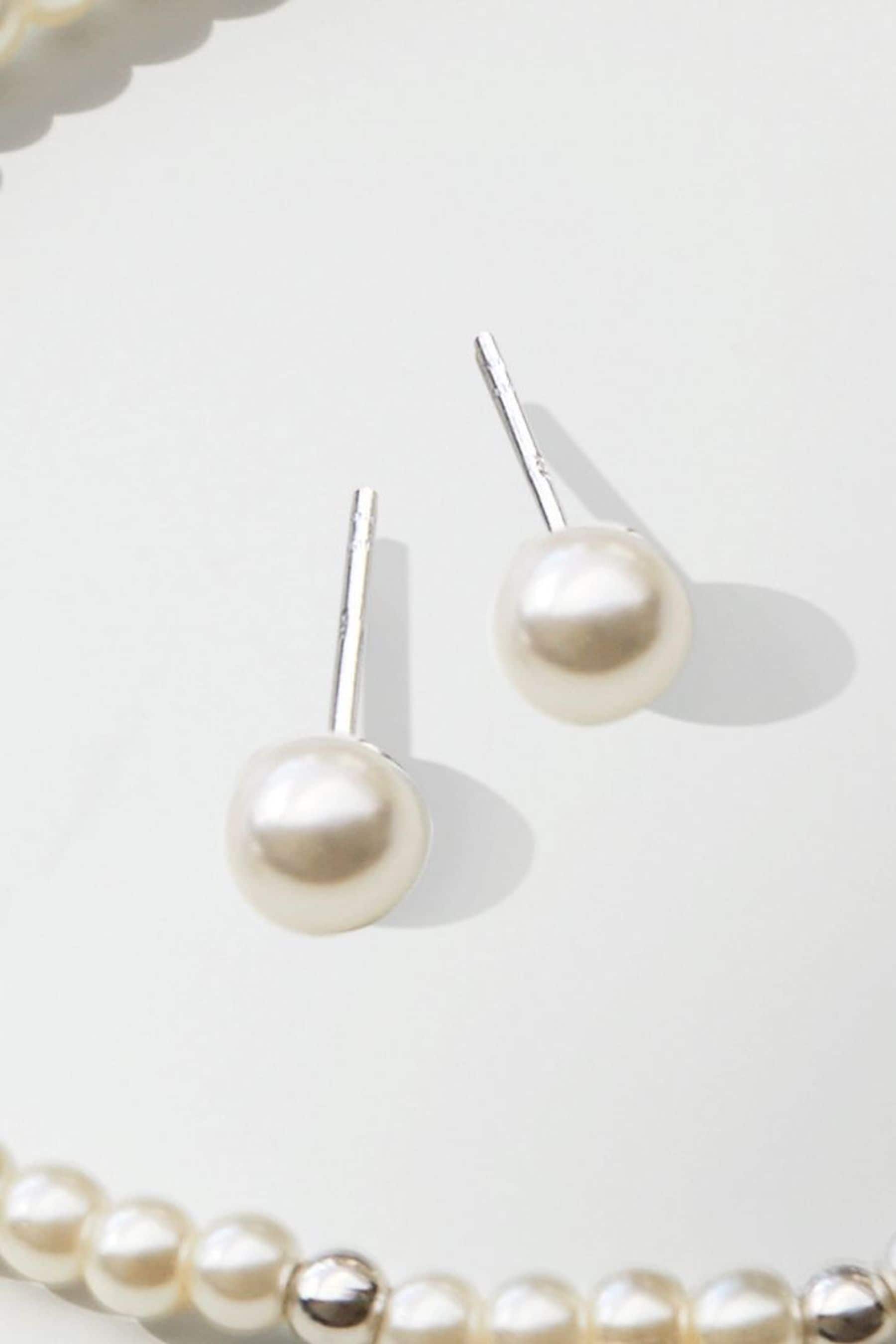 Next pearl new arrivals earrings