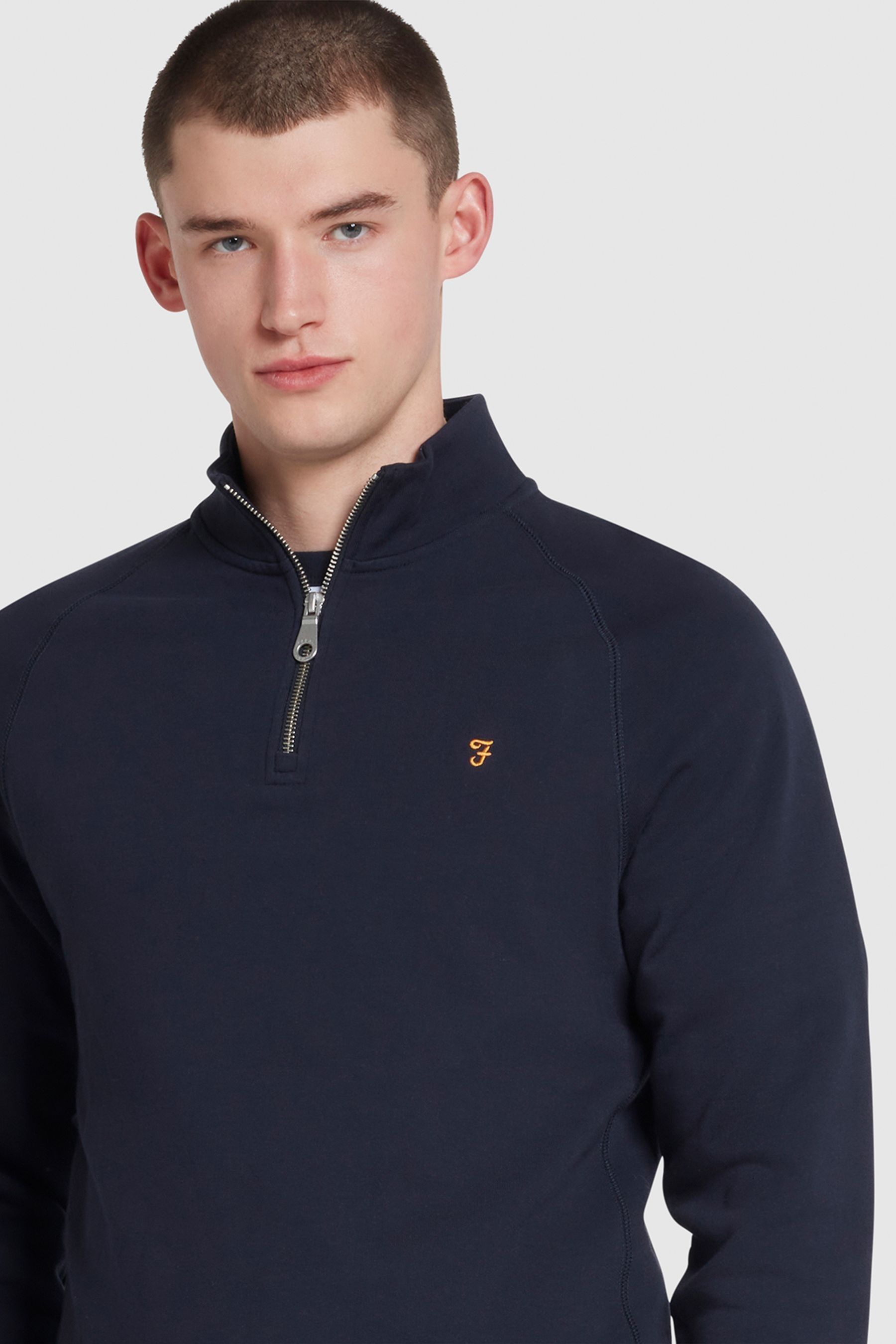 Buy Farah Jim 1 4 Zip Sweatshirt from the Next UK online shop