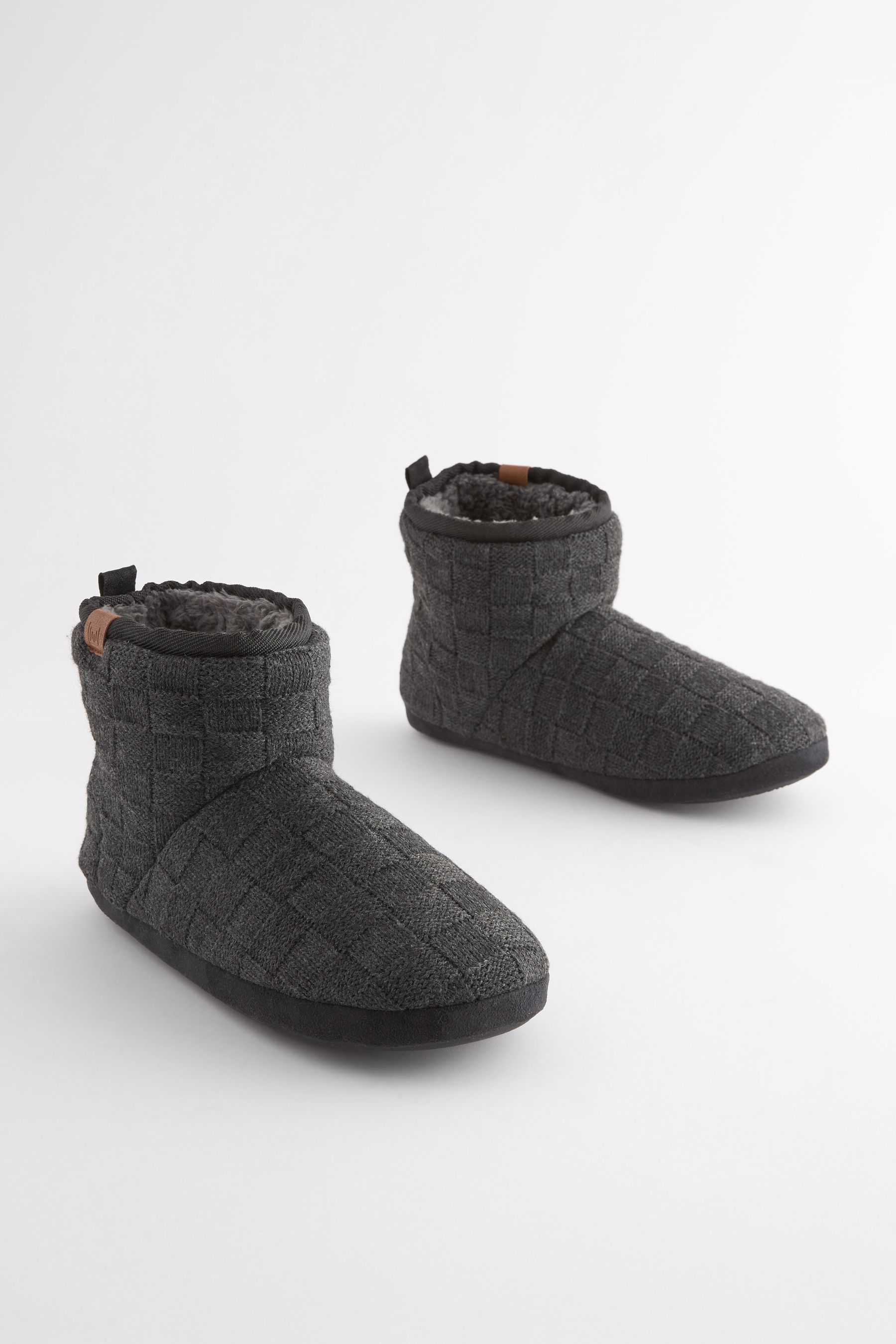 Knitted slipper boots shop