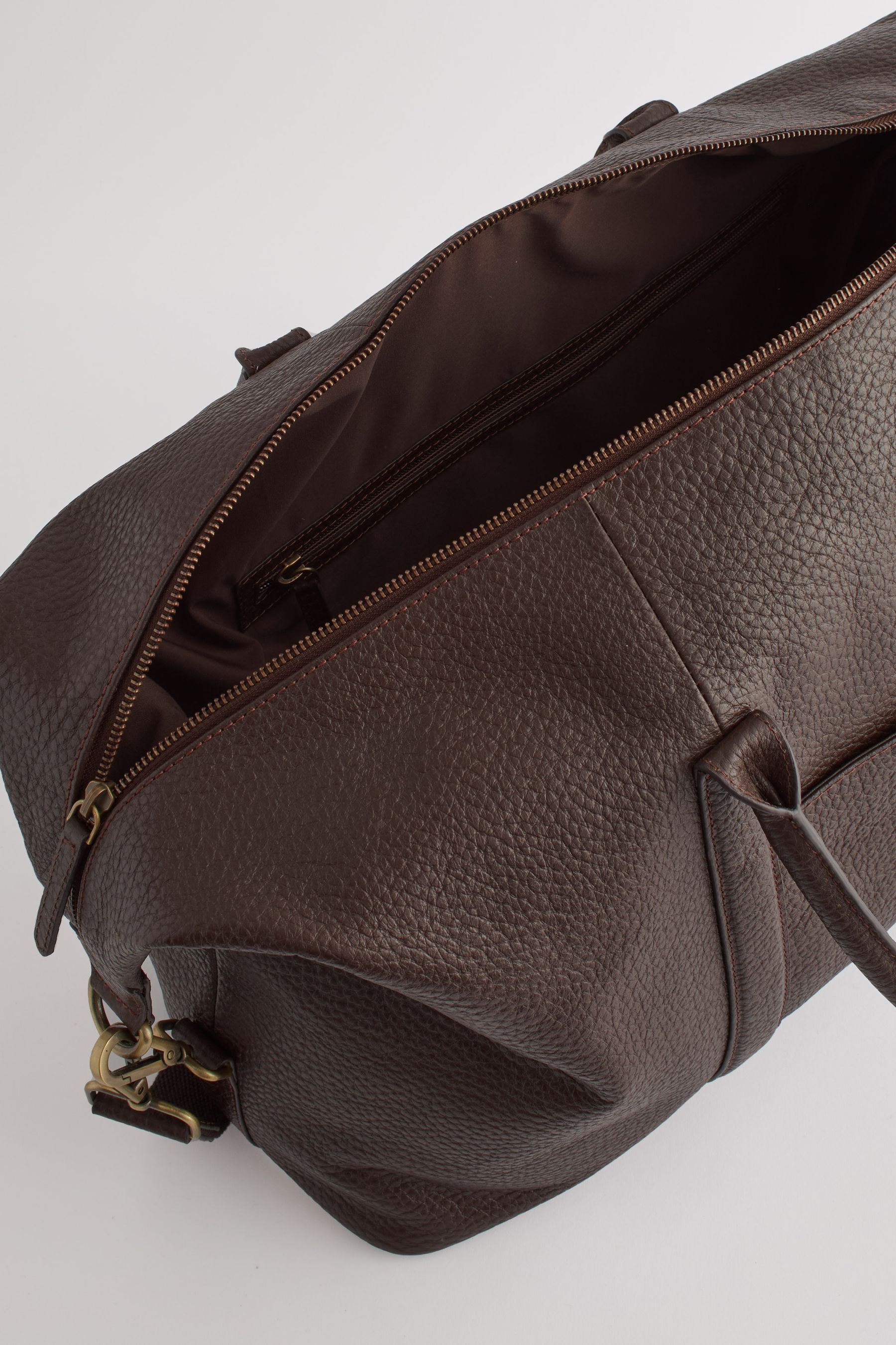 Buy Brown Leather Holdall from the Next UK online shop