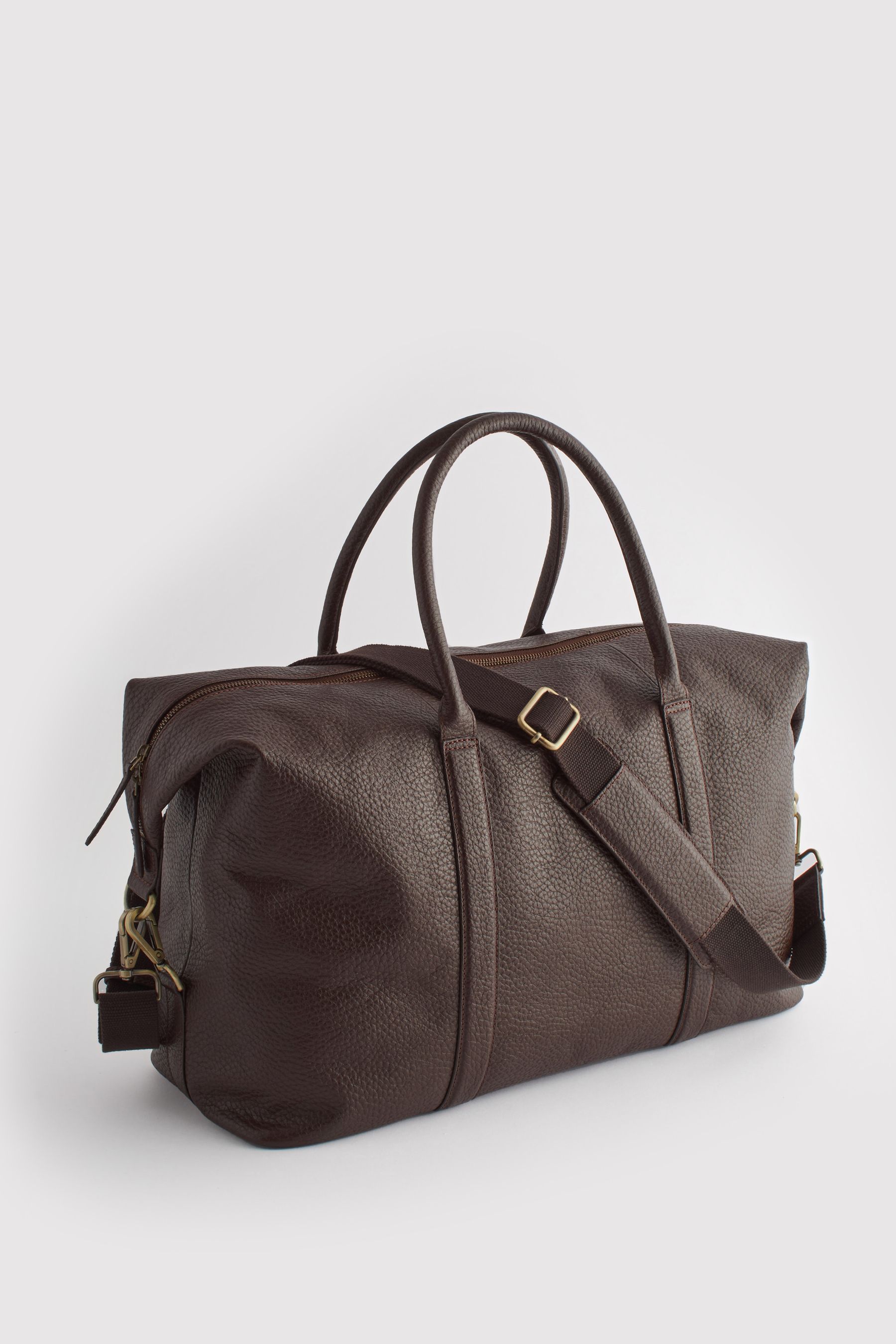 Buy Brown Leather Holdall from the Next UK online shop