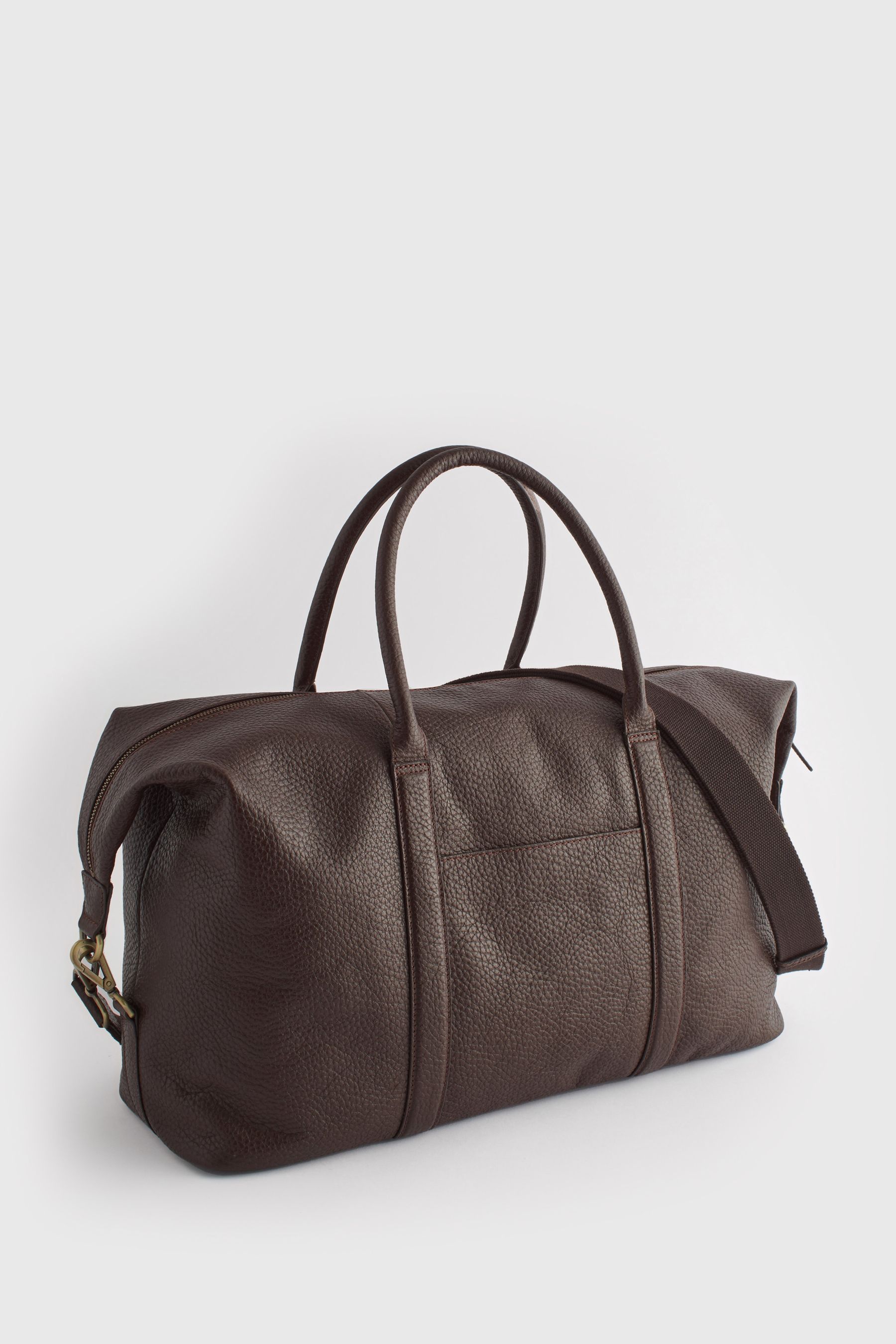 Buy Brown Leather Holdall from Next Ukraine