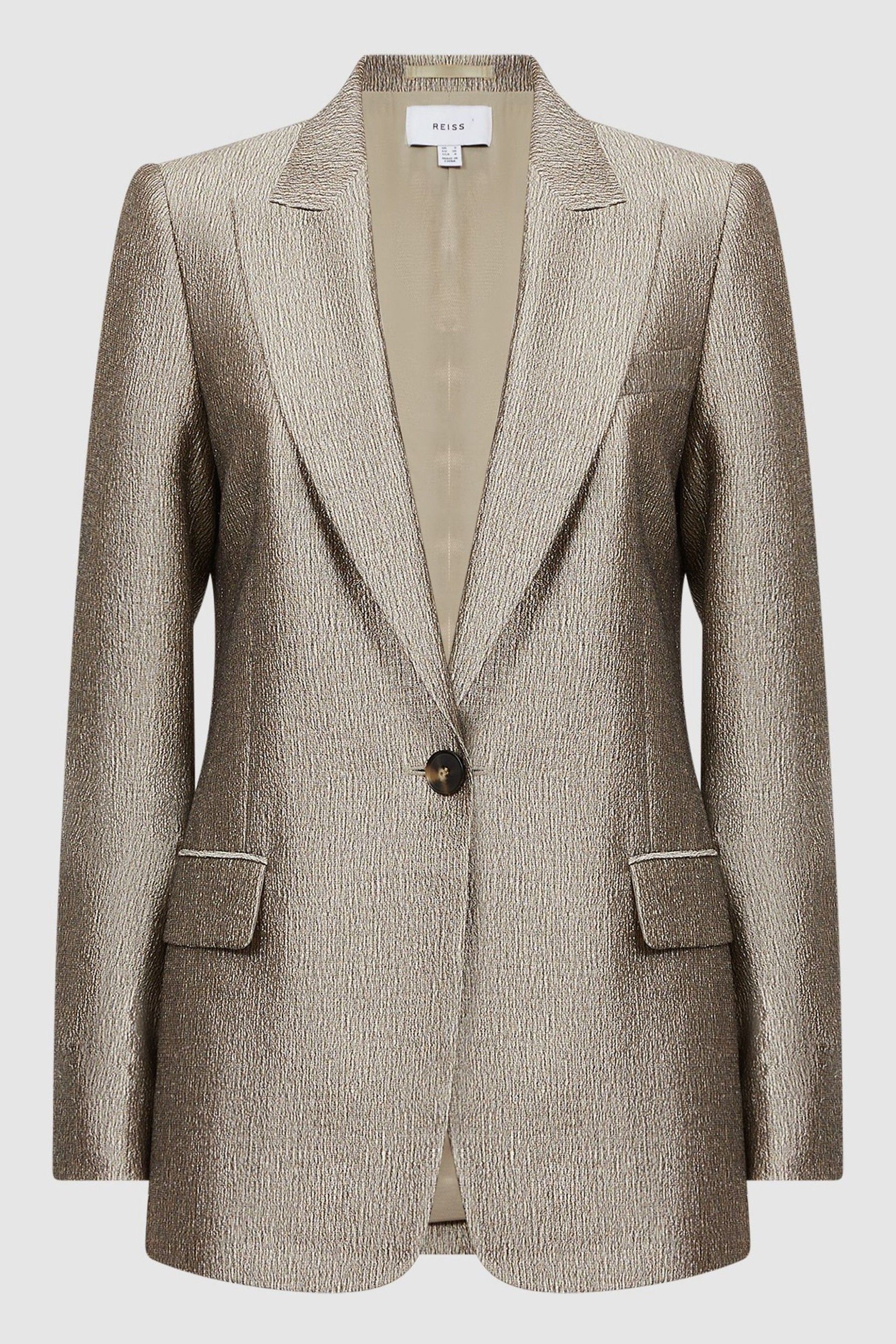 Reiss gold jacket deals