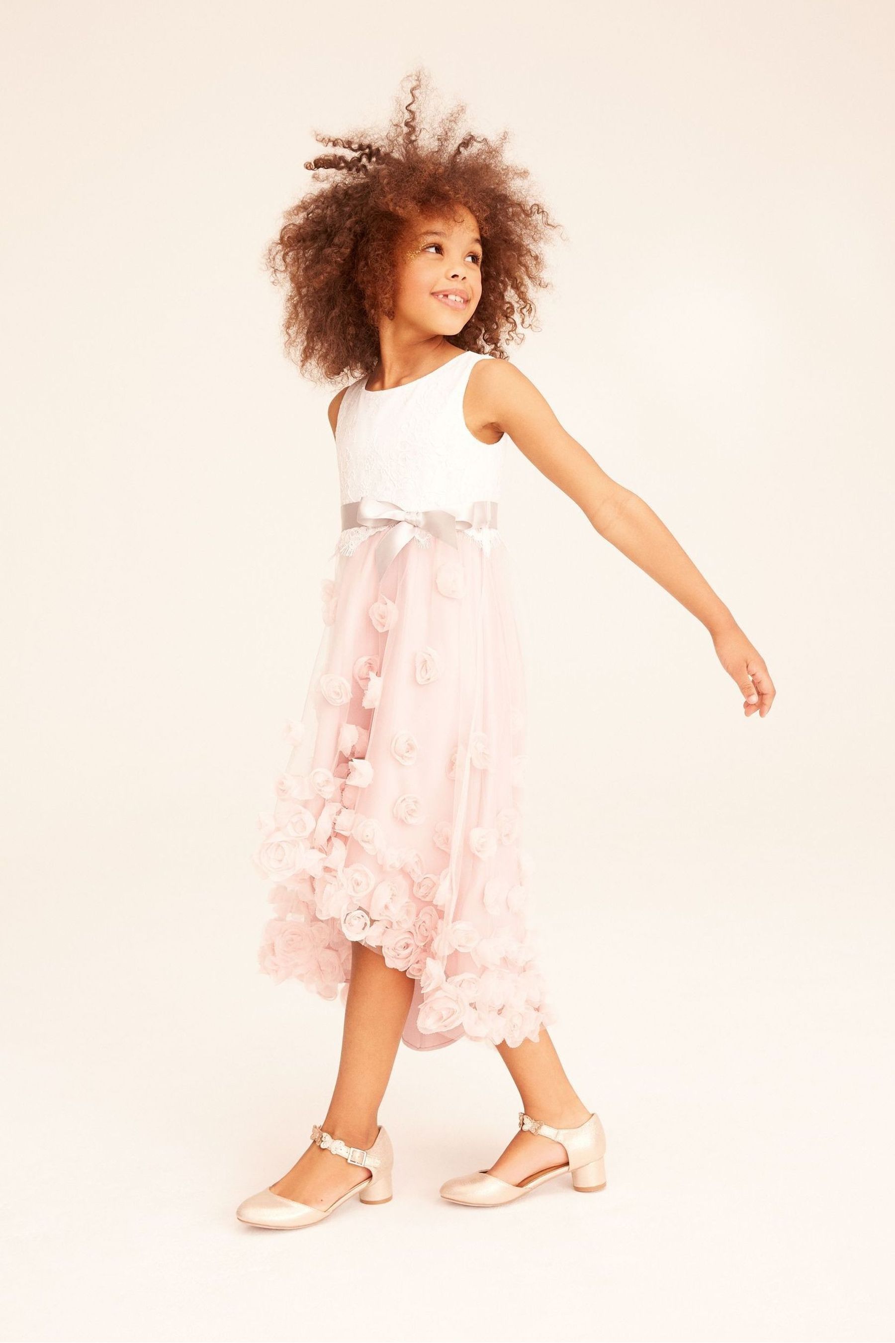 Monsoon Pink Ianthe Dress