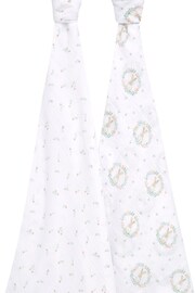 aden+anais Cream Essentials Cotton Muslin Blanket 2 Packs - Image 2 of 4