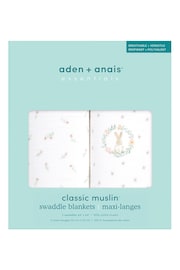 aden+anais Cream Essentials Cotton Muslin Blanket 2 Packs - Image 4 of 4