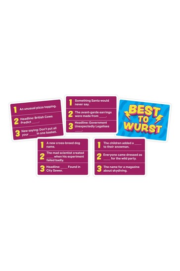 Cheatwell Games Code Breakers and Best to Wurst Party Games