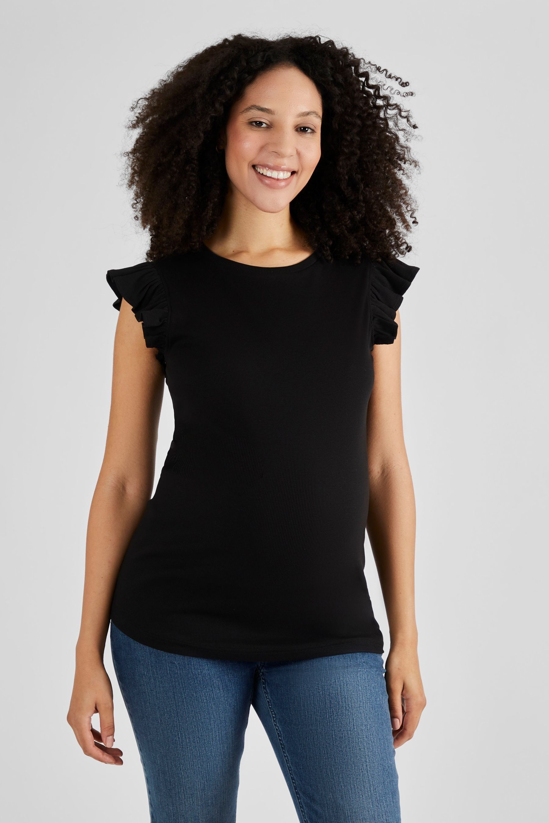 Black maternity tops uk top