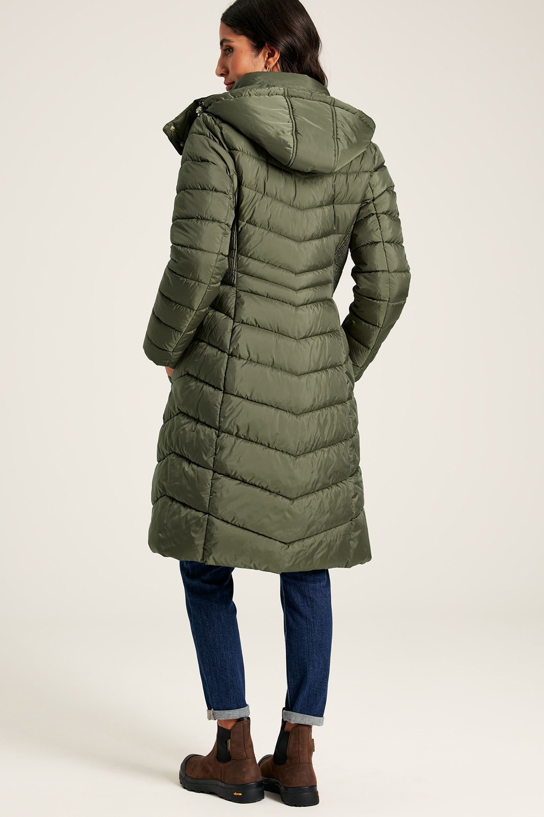 Joules shop green parka