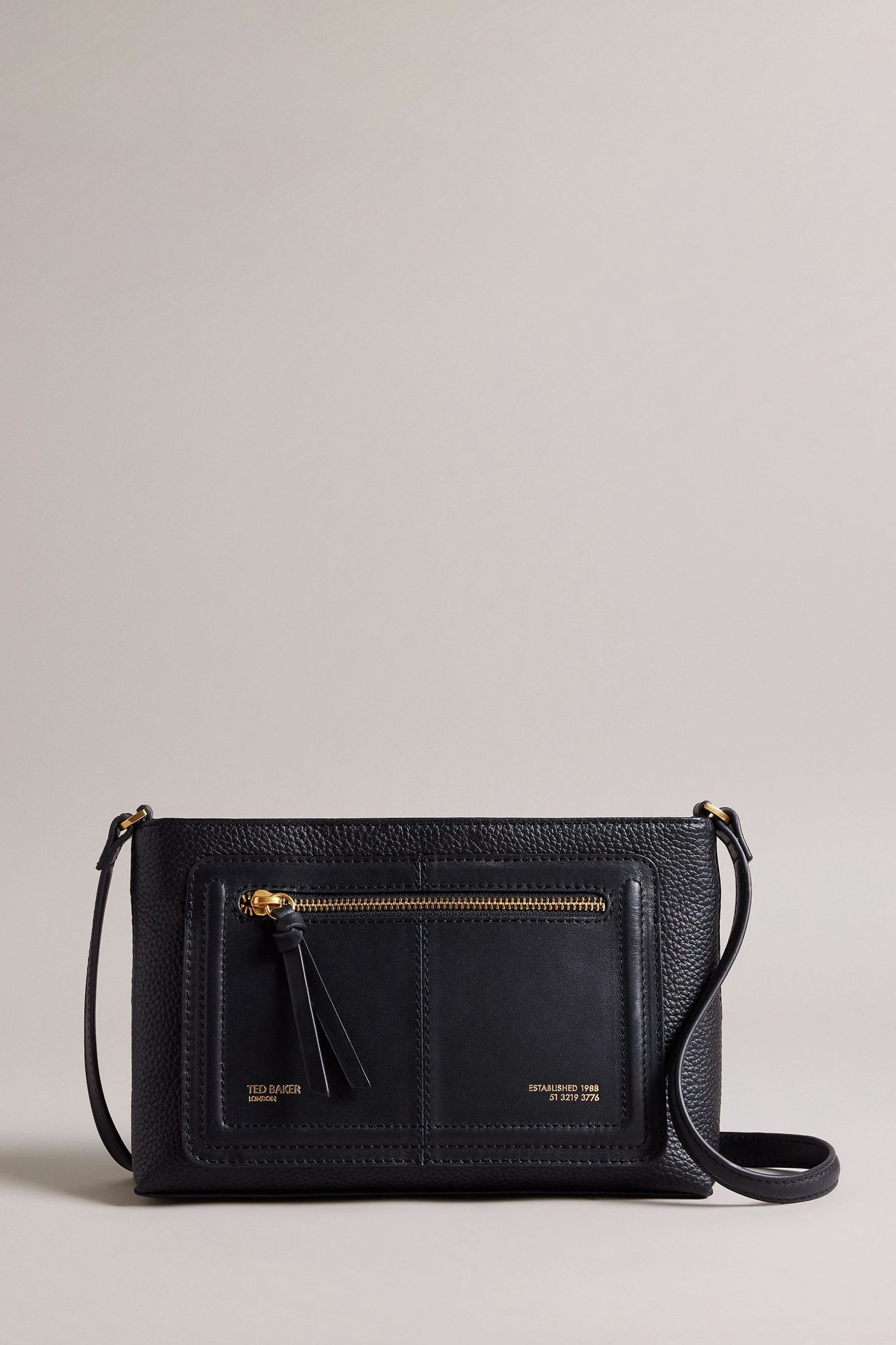 Ted baker soft grain leather shoulder bag sales