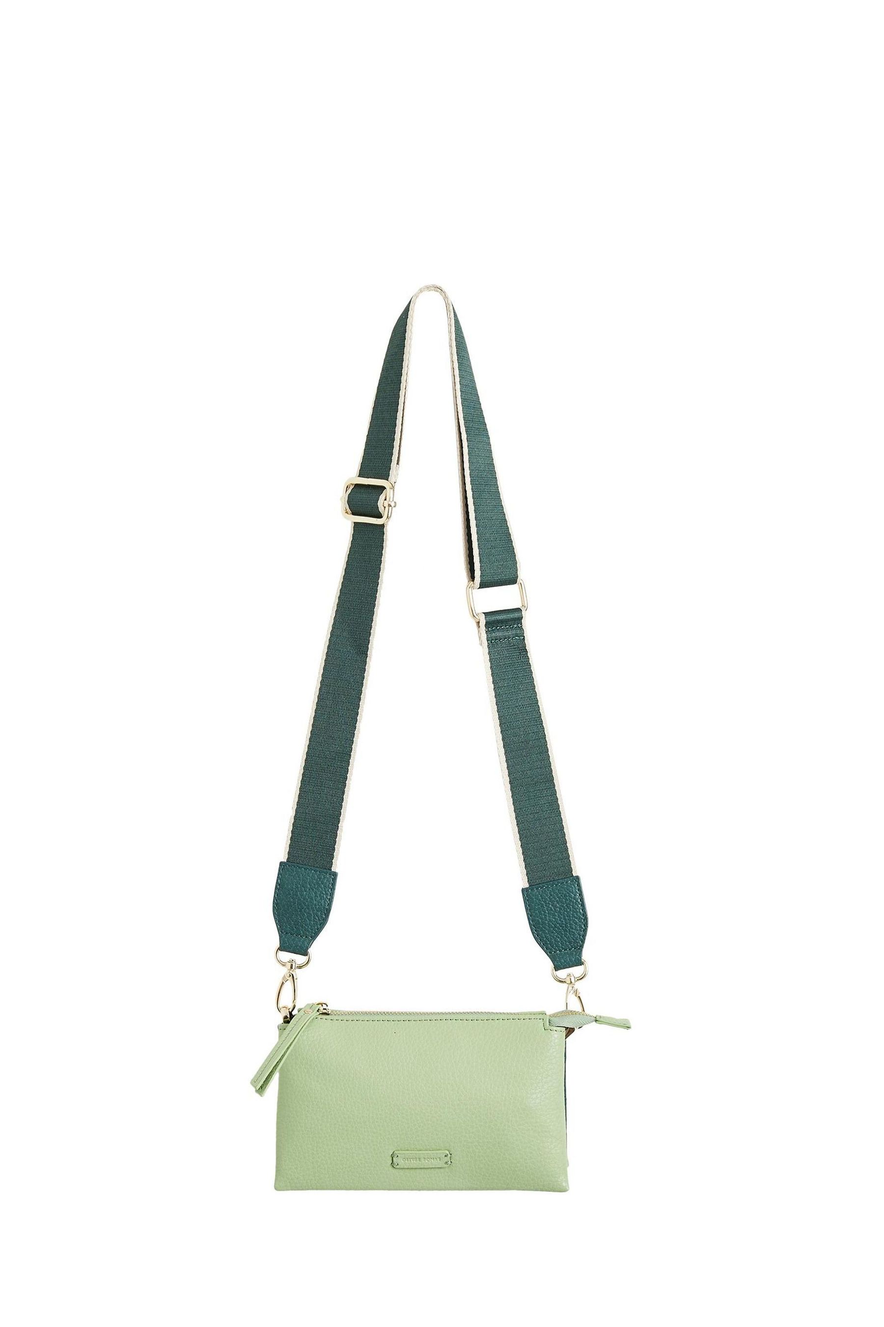 Buy Oliver Bonas Small Green Oatalee Multi Pocket Crossbody Bag from Next Luxembourg