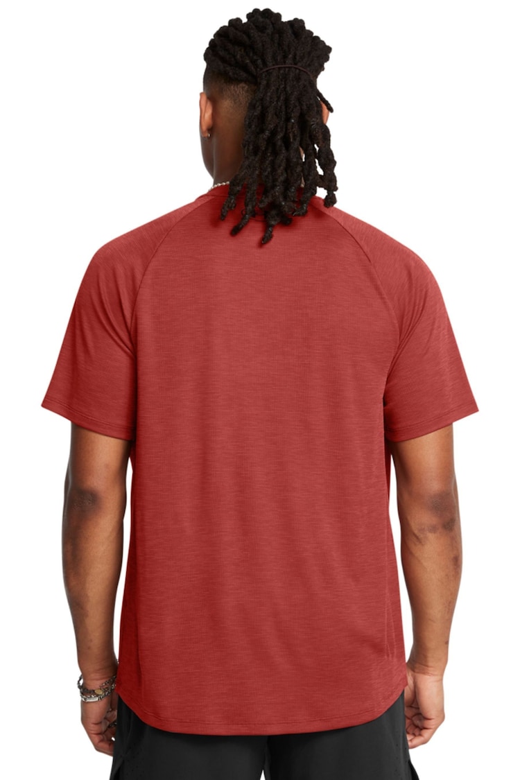 Under Armour Orange Tech Textured T-Shirt - Image 2 of 4