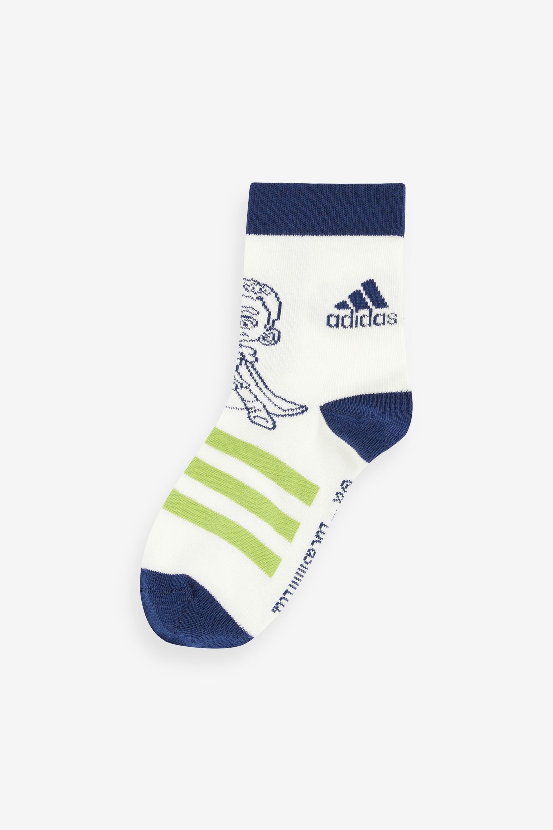adidas Blue Star Wars Young Jedi Socks 3 Pack - Image 6 of 7