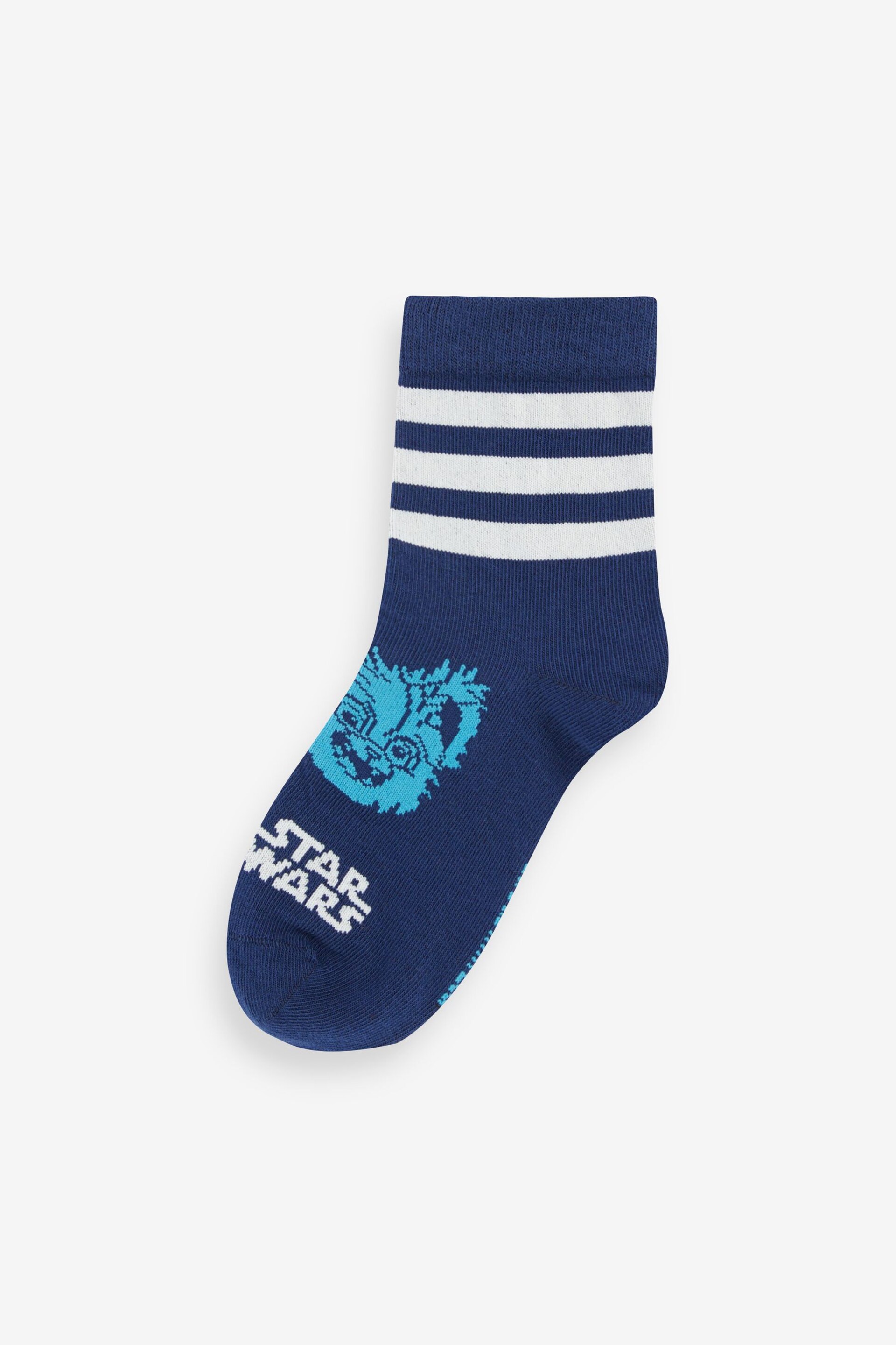 adidas Blue Star Wars Young Jedi Socks 3 Pack - Image 7 of 7