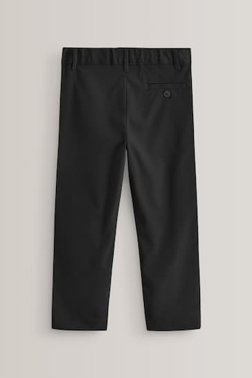 Black Plus Waist School Formal Stretch Skinny Trousers (3-17yrs)