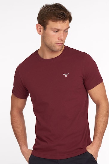 Barbour® Ruby Red Mens Sports T-Shirt