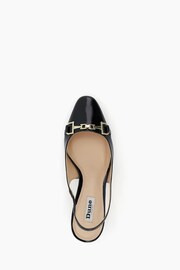 Dune London Black Detailed Block Heel Snaffle Slingback Sandals - Image 6 of 6